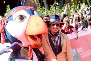 In Rom wurde Johnny Depps neue Animationsserie "Puffins" gezeigt, in der er einen der Vögel spricht.