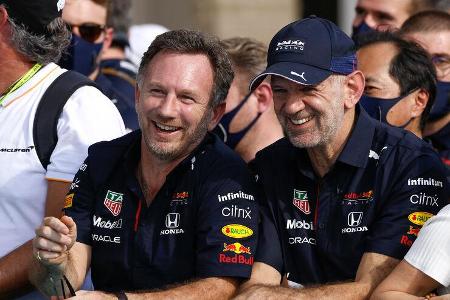 Christian Horner - Adrian Newey - Red Bull - GP USA 2021 - Austin - Rennen