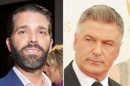 Donald Trump Jr. (li.) verhöhnt Alec Baldwin.