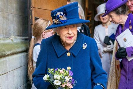 Die Queen während eines Termins vor wenigen Wochen.