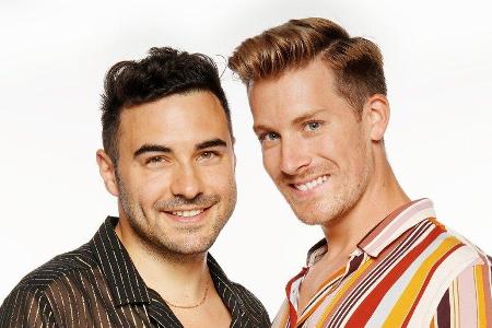 Lars Steinhöfer (l.) und Dominik Schmitt haben sich in Paris verlobt.