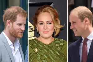 Entscheidet sich Adele für Prinz Harry (l.) oder Prinz William?