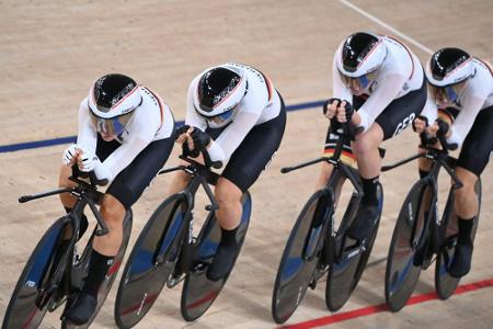 Bahnrad-WM: Frauen-Vierer zieht ins Finale ein