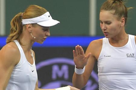Russland und Schweiz im Finale des Billie Jean King Cup