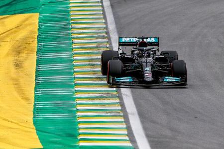Lewis Hamilton - Mercedes - Formel 1 - GP Brasilien - Sao Paulo - Freitag - 12.11.2021