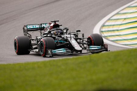 Lewis Hamilton - Mercedes - Formel 1 - GP Brasilien - Sao Paulo - Freitag - 12.11.2021