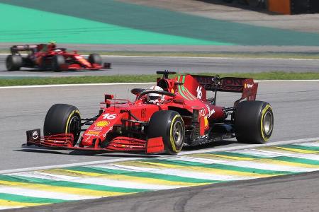 Charles Leclerc - Ferrari - GP Brasilien 2021 - Sao Paulo - Rennen