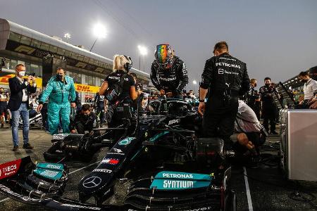 Lewis Hamilton - Mercedes - GP Katar 2021 - Rennen