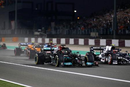 Lewis Hamilton - Mercedes - GP Katar 2021 - Rennen