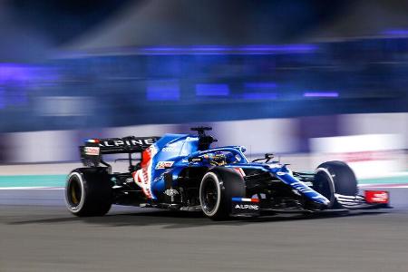Fernando Alonso - Alpine - GP Katar 2021 - Rennen