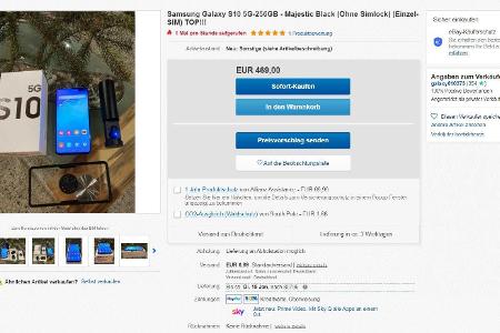 Vorsicht beim Kauf eines gebrauchten 5G-Smartphones. Viele Geräte der ersten Generation wie das Samsung S10 5G, beherrschen ...