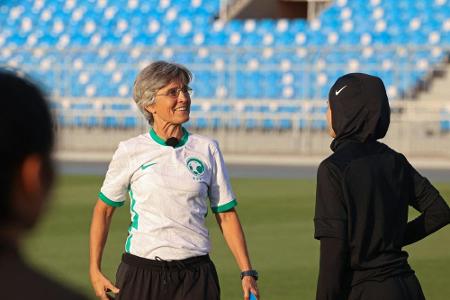 Pionierin Staab in Saudi-Arabien: 