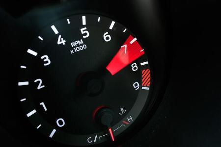 Shelby GT350 Mustang, Drehzahlmesser
