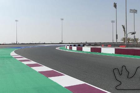 Streckenrundgang - GP Katar - Losail International Circuit - 2021