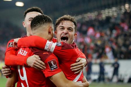 Italien muss um WM-Teilnahme zittern - Schweiz löst Katar-Ticket