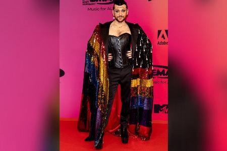 Riccardo Simonetti bei den MTV EMAs 2021.