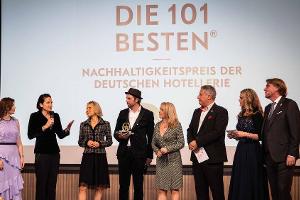Der "Die 101 Besten - Nachhaltigkeitspreis der deutschen Hotellerie" wurde dieses Jahr zum ersten Mal als Sonderpreis verlie...