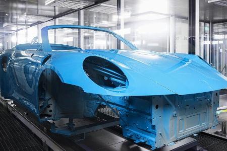 Porsche Lackiererei Zuffenhausen 911 Karosserie