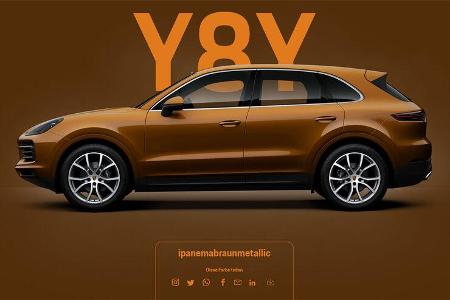 Porsche Cayenne Y8Y ipanemabraunmetallic