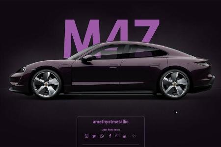 Porsche Taycan M47 amethystmetallic