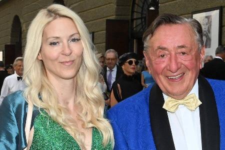 Richard Lugner und seine Verlobte Sabine im Juli