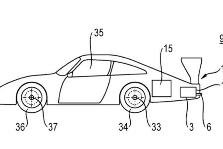 Porsche Lautsprecher-Auspuff Elektroauto
