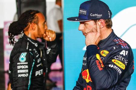 Hamilton & Verstappen - GP Katar 2021
