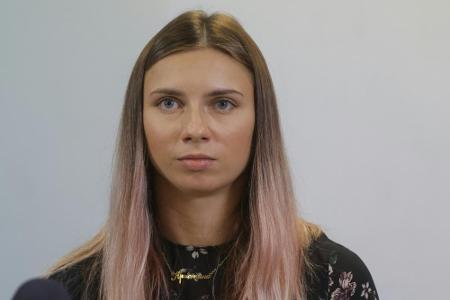 Geflüchtete belarussische Sprinterin Timanowskaja: 