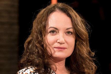 Natalia Wörner bei einem TV-Auftritt.