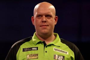 Michael van Gerwen wurde vor seinem Match gegen Chris Dobey positiv auf Corona getestet.