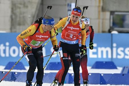 Biathlon: Hettich/Lesser nur Vierte bei World Team Challenge