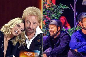Zwei Duos, die 2021 Millionen von Menschen vor dem Fernseher versammelt haben: Michelle Hunziker und Thomas Gottschalk sowie...