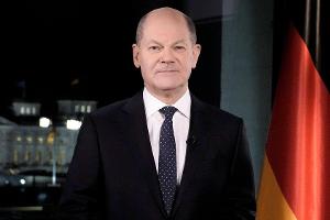 Olaf Scholz hält seine erste Neujahrsansprache als Bundeskanzler.