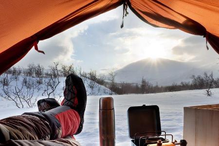 Camping ist auch im Winter möglich - erfordert allerdings eine besondere Ausrüstung.