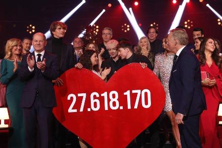 27.618.170 Euro sammelten die Promis bei der diesjährigen 