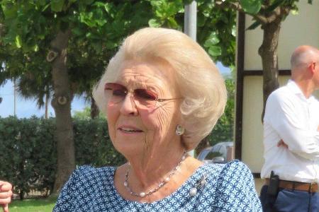 Prinzessin Beatrix vor wenigen Tagen auf der Karibikinsel Curaçao.