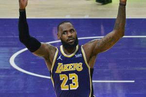 LeBron James ist der heutige Star der Los Angeles Lakers.