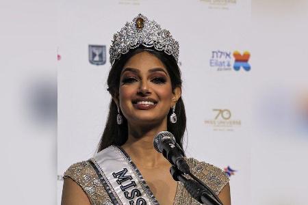 Harnaaz Sandhu wurde zur Miss Universe gekrönt.