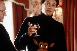 "Bridget Jones - Schokolade zum Frühstück": Mr. Darcy (Colin Firth) trägt den "Ugly Christmas Sweater" mit Würde.