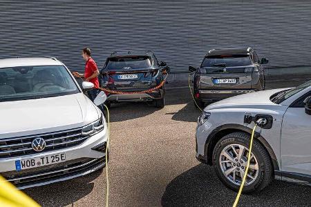 Audi Q3 Sportback, Hyundai Tucson, Peugeot 3008, VW Tiguan, Vergleichstest, ams1921