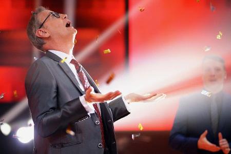 Günther Jauch ließ sich bei seinem Abschied feiern.