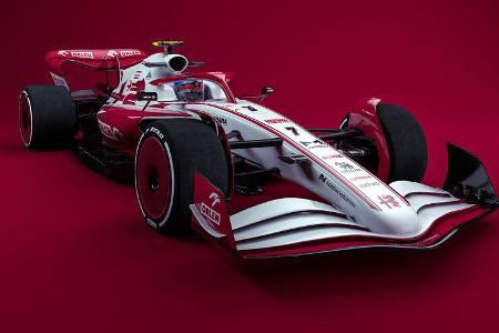Alfa Romeo - F1-Auto 2022 - Team-Lackierung