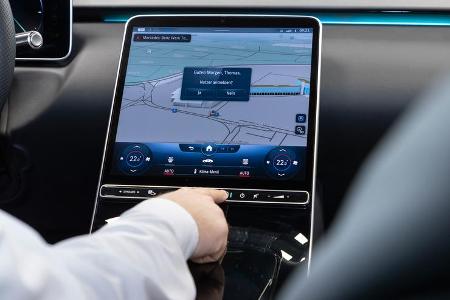 S-Klasse 2020 MBUX Cockpit