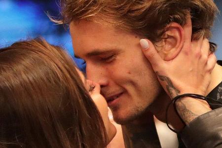 Sophia Thomalla und Alexander Zverev auf einem Tennisturnier in Wien.