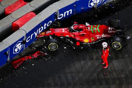 Charles Leclerc - Ferrari - Formel 1 - GP Saudi-Arabien - Jeddah - Freitag - 3.12.2021