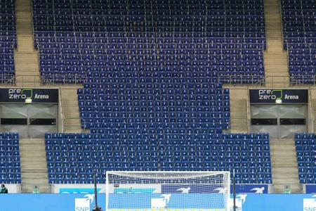 Hoffenheim gegen Frankfurt vor leeren Rängen