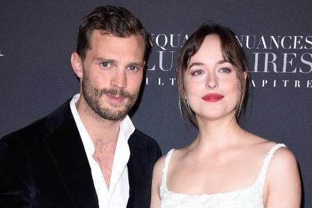 Jamie Dornan (l.) und Dakota Johnson sind die Stars von 