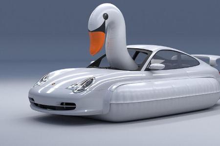 Porsche 996 Swan Schwan Kunstwerk Chris Labrooy