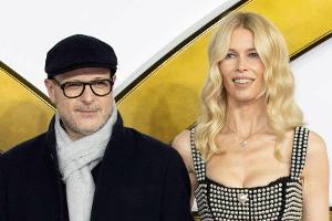 Claudia Schiffer und Matthew Vaughn bei der Filmpremiere am Montag in London.
