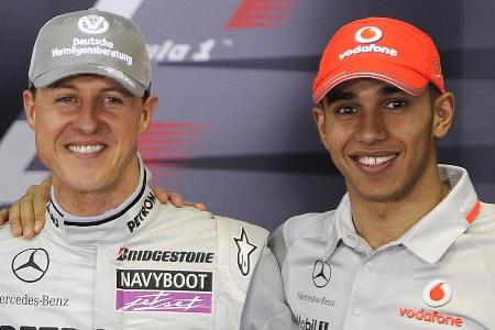 'Das Verrückte ist: Ich war gerade einmal im Kartsport unterwegs, als er seine Formel-1-Karriere begann. Jetzt bin ich hier....